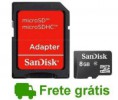 Cartão De Memória 8gb Micro Sd Sdhc Sandisk + Frete Grátis